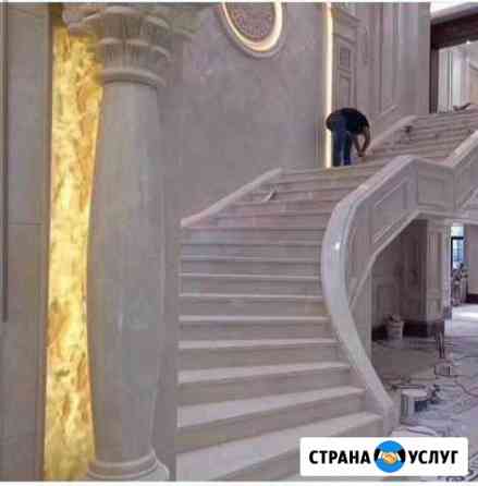 Реставрация полировка шлифовка кристаллизация мрам Москва