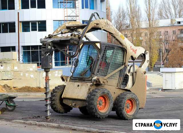 Аренда погрузчика Bobcat с гидробуром Саратов - изображение 1