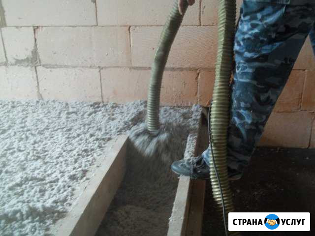 Утепляем эковатой потолки, стены, мансарды Туапсе - изображение 1