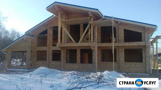Сборка домов из клеенного бруса до 1000 м2 Подольск - изображение 1