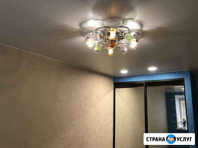 Монтаж натяжных потолков, установка пластиковых ок Воркута - изображение 1