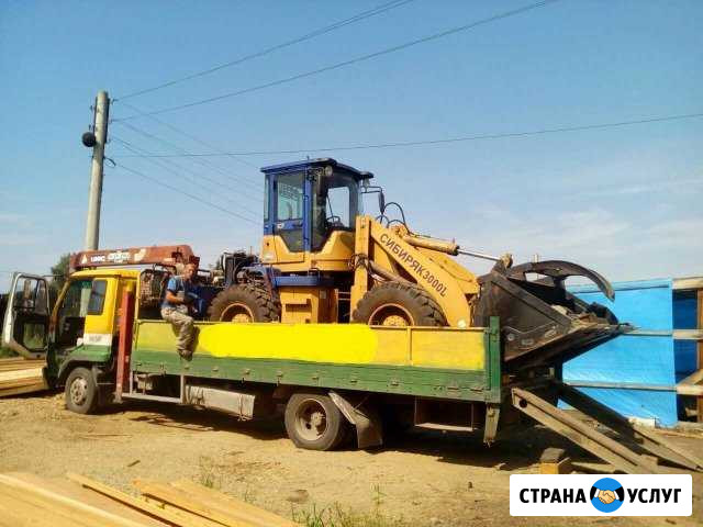 Эвакуатор с лебедкой до 15 т, кран до 5 т Иркутск - изображение 1