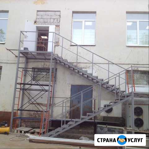 Лестницы,козырьки,навесы,кованные изделия,забор по Самара - изображение 1
