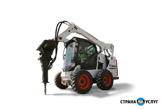 Услуги Bobcat S530.Ковш, Гидробур, Гидромолот Красноярск - изображение 1