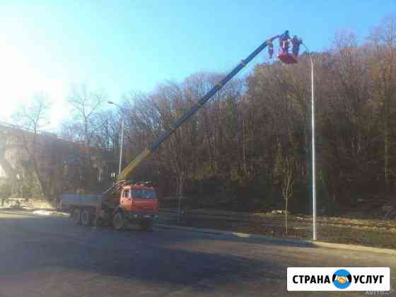 Сдам в аренду автовышка 22 метра камаз шоссейный Краснодар