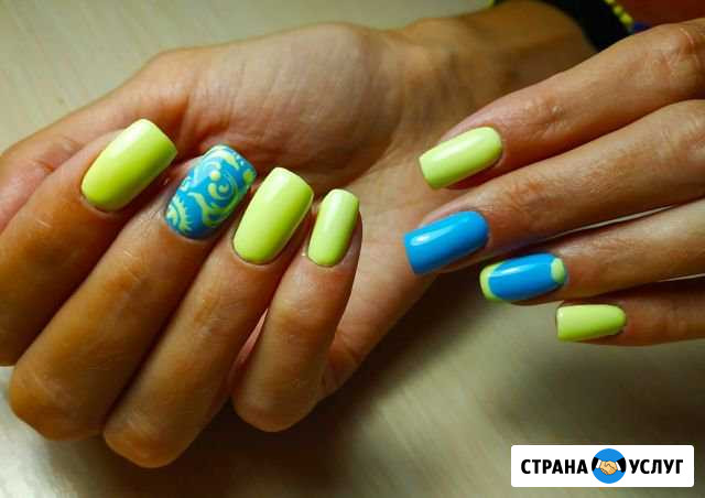 Комби маникюр+укрепление+гель лак (Shellac) Зеленогорск - изображение 1