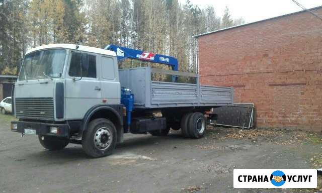 Манипулятор и как бортовая 5-8 тонн Ижевск - изображение 1