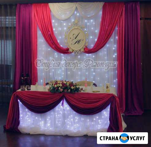 Декор свадебного зала Волгоград - изображение 1