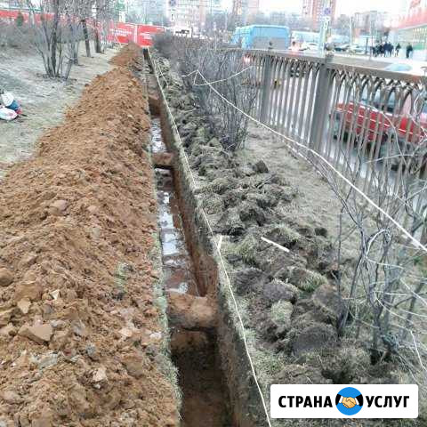 Земляные работы копка траншей Москва - изображение 1