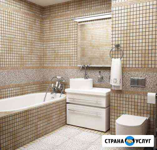 Укладка плитки / плитка / ремонт ванной Выборг