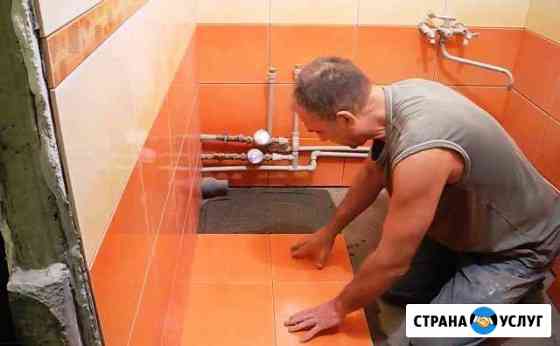 Ремонт ванной. Укладка плитки. Плиточники Екатеринбург