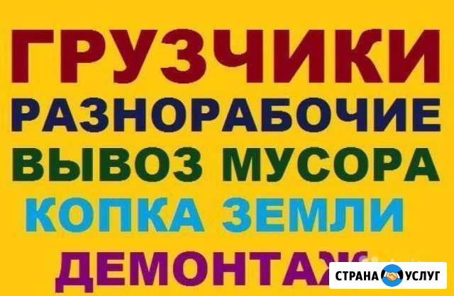 Грузчики. Разнорабочие. Землекопы. Демонтаж Дзержинск - изображение 1