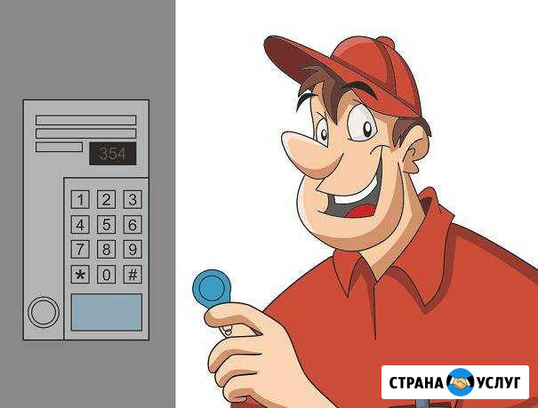 Установка домофонов,кодовых замков Камышин - изображение 1