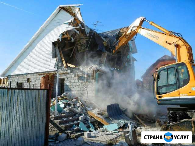 Снос домов. Спил деревьев. Расчистка в Нижнекамске Нижнекамск - изображение 1