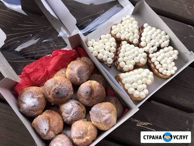 Профитроли,орешки,торты,торты в стаканчике,вафли н Геленджик - изображение 1