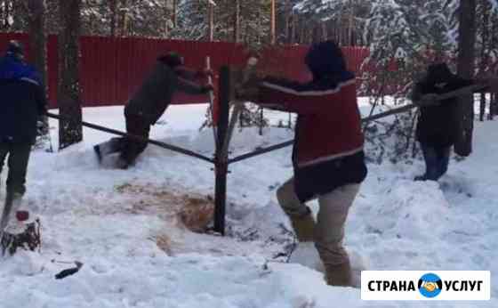 Установлю свайный фундамент Троицк