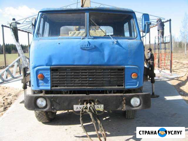 Продам или сдам в аренду автокран маз 500 1980 г.в Санкт-Петербург - изображение 1