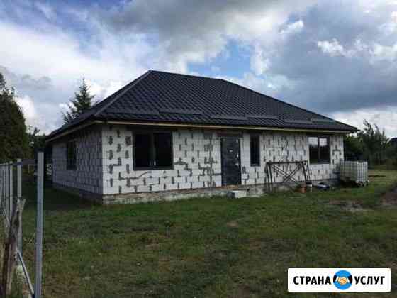 Строительство домов, Кровля, фундамент Гурьевск