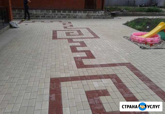 Укладка тротуарной брусчатки Гудермес - изображение 1