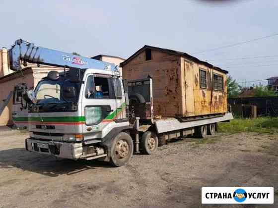 Кран 3т борт дл.-9.5 м, груз-ю 10 т Иркутск