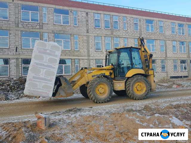 Аренда экскаватора погрузчика Санкт-Петербург - изображение 1
