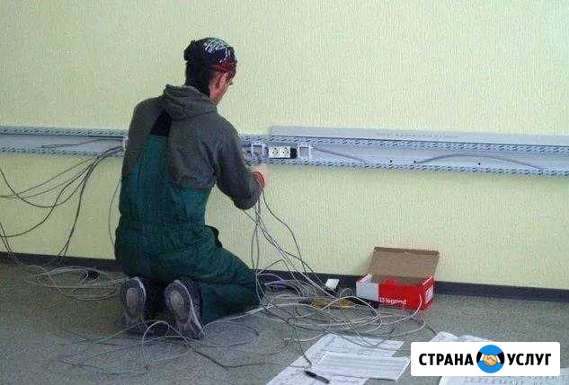 Прокладка монтаж слаботочных компьютерных сетей Москва - изображение 1