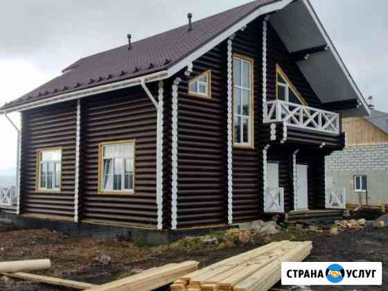Срубы из оцилиндрованного бревна Уфа