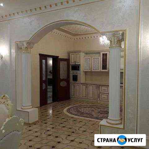 Штукатурка стен, шпатлевка, малярка, потолки Грозный
