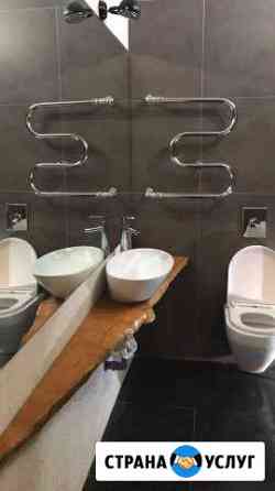 Полка под раковину из сибирской лиственницы Красноярск