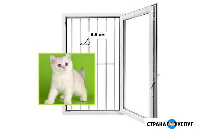 Антикошка. Решетка для кошки (babyprime). Алюминий Санкт-Петербург - изображение 1