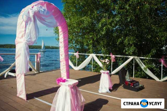 Арка выездная регистрация, 2 столика, банты на сту Москва - изображение 1