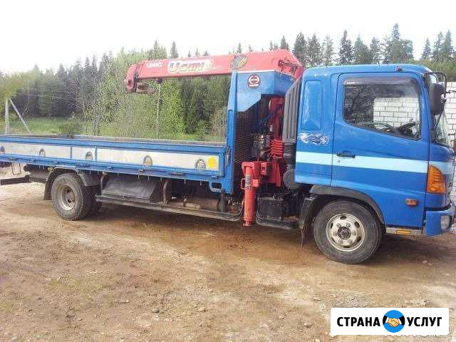 Грузовик с краном манипулятором и автовышка Рыбинск - изображение 1