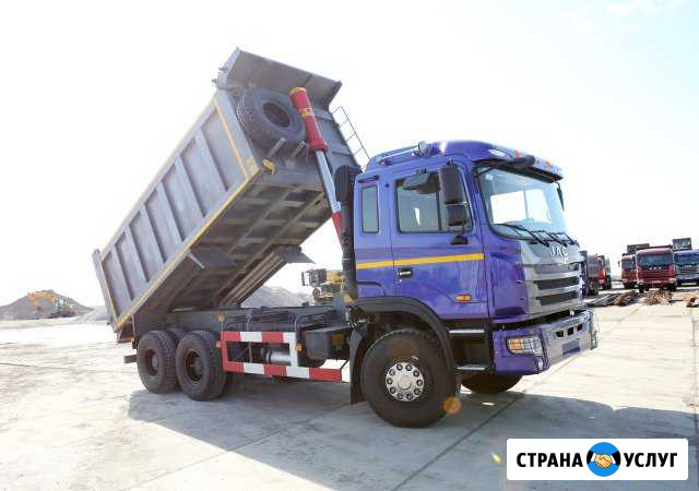 Услуги самосвалов Jac, 25 тонн, объем 20 кубов Омск - изображение 1