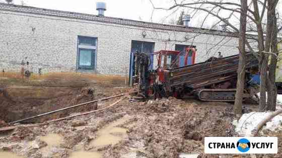 Гнб / Бурение / Проколы коммуникаций под дорогой Москва