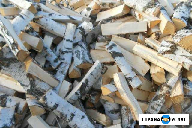 Дрова берёзовые колотые от 2 до 8 кубов Бор - изображение 1