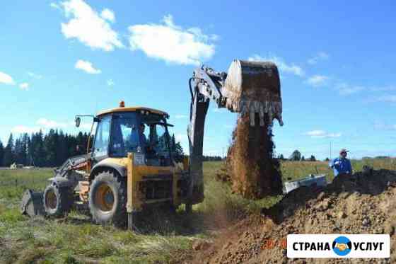 Услуги экскаватора- погрузчика в Полазне (JCB) Полазна