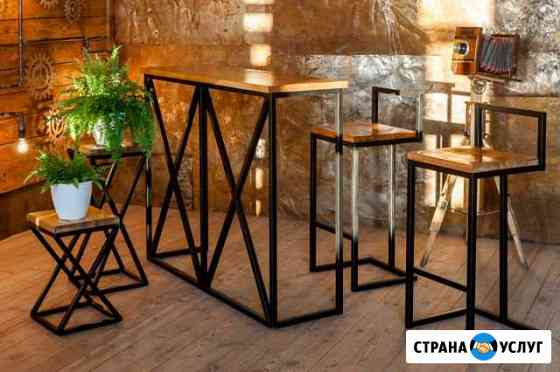 Мебель в стиле лофт Loft стол, стулья, стеллажи Москва