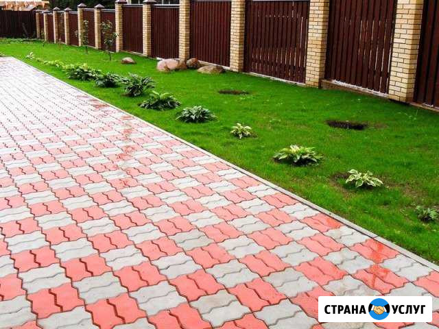 Укладка тротуарной плитки, брусчатки и бордюров Павловский Посад - изображение 1