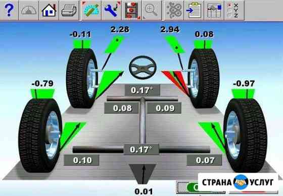 Развал схождение всех колес Анапа