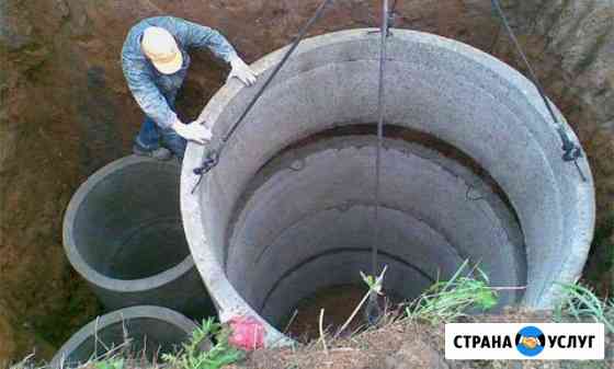 Выгребная яма из жб колец Челябинск