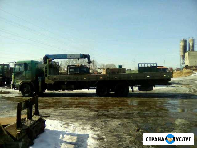Грузоперевозки, Манипулятор, Воровайка,кран борт Улан-Удэ - изображение 1