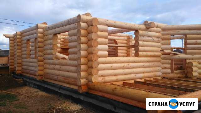 Сруб из оцилиндрованного бревна Железногорск - изображение 1