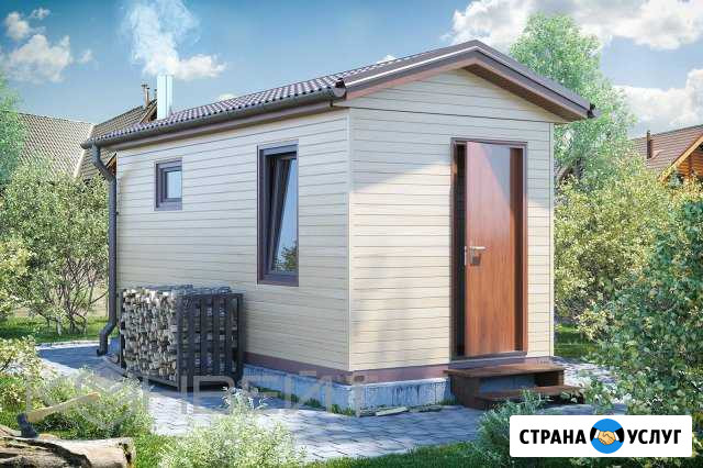 Готовая баня, сауна под ключ 12,5 м2 мд6 (кредит) Волгоград - изображение 1