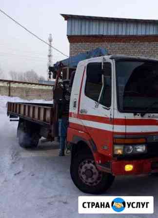 Услуги грузовика с манипулятором Хабаровск