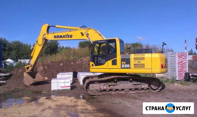 Услуги экскаватора комацу pc 220 Павлово - изображение 1