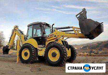 Услуги экскаватора-погрузчика new holland Пенза