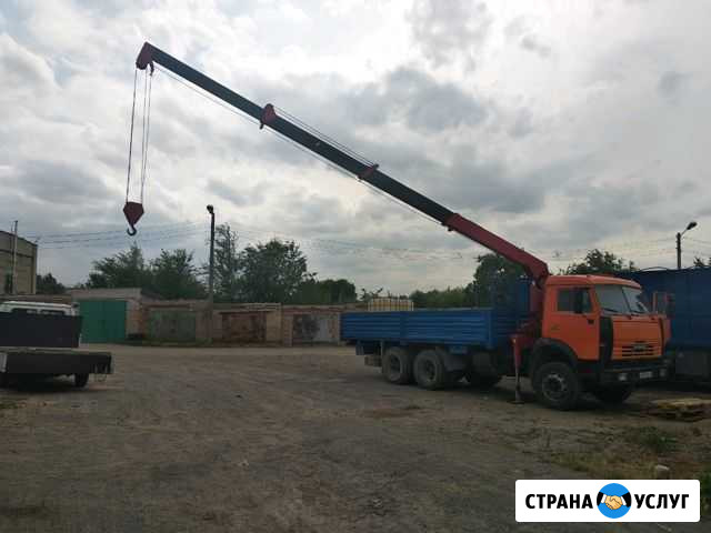 Камаз 10 тонн, манипулятор 3 тонны 10 метров Белая Калитва - изображение 1