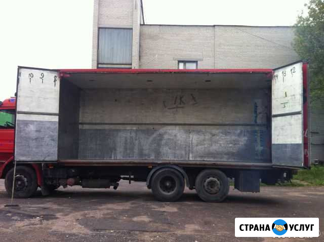Грузоперевозки 10 тонн фургон боковая. и зад. загр Санкт-Петербург - изображение 1