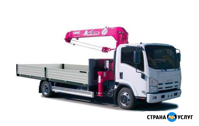Услуги самогруза стрела 3 тонны,борт до 5 тонн Новоалтайск - изображение 1