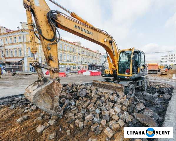 Колесный экскаватор в аренду Москва - изображение 1
